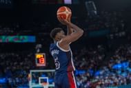 Edwards in action at the Olympics (Image via Getty)